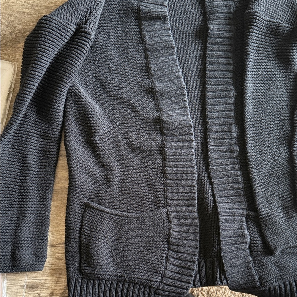 Express Classic Black Cardigan - Picture 3 of 4